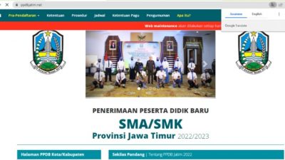 Cek Jadwal Pendaftaran PPDB Jatim SMA SMK