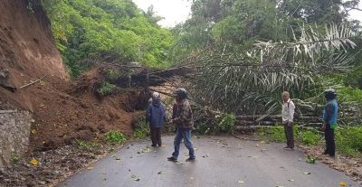 Akses Jalan Panta Sudah Bisa Dilewati Pasca Longsor