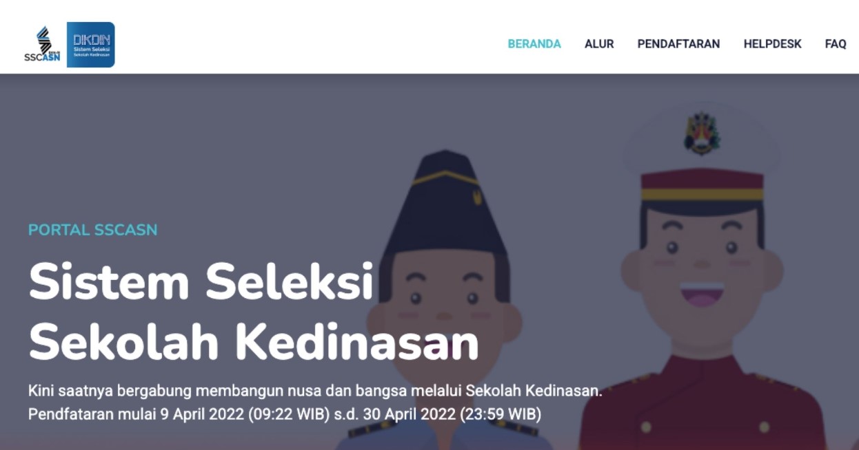 Pendaftaran Sekolah Kedinasan