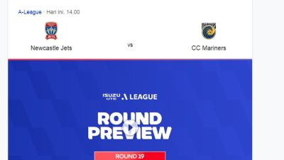 Prediksi Newcastle Jets vs Central Coast Mariners, Jadwal Liga Australia 2 Maret 2024